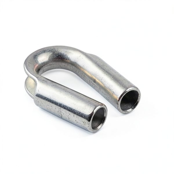 EEYAD 4 Pack 304 Stainless Steel 15/64" (6mm) Wire Rope Tube Thimble-6