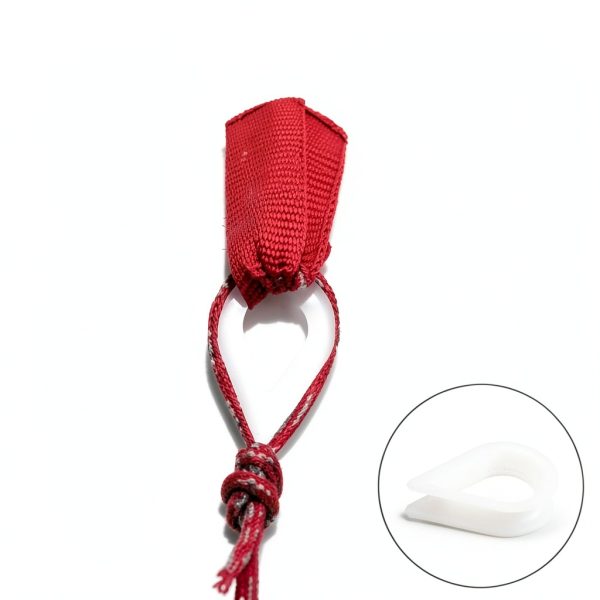 White Nylon M3 Thimbles 10 PCS RiseDirectly Rope Thimble Plastic Eye-2