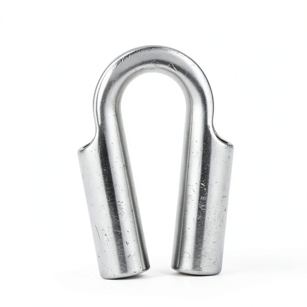 EEYAD 4 Pack 304 Stainless Steel 15/64" (6mm) Wire Rope Tube Thimble-5