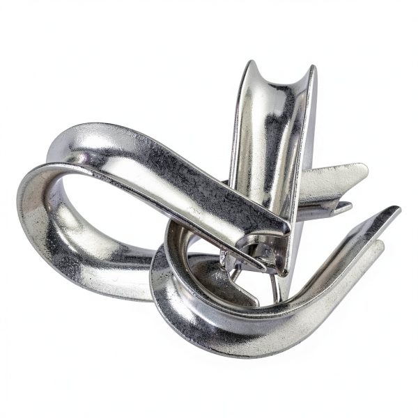 CBTONE M4 Stainless Steel Thimble for 1/8"-5/32" Wire Rope – 50 Pack-6