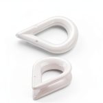 White Nylon M3 Thimbles 10 PCS RiseDirectly Rope Thimble Plastic Eye-0
