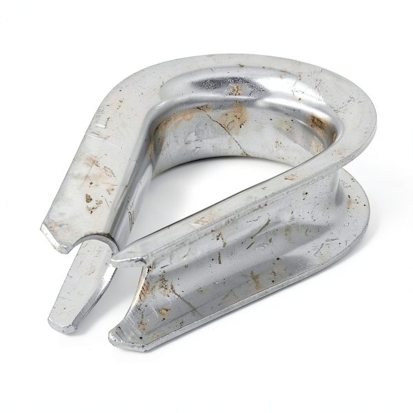 20mm 3/4 inch Stainless Steel Wire Rope Thimble uxcell Silver Tone-0