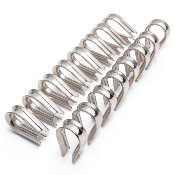 CBTONE 50 Pack M6 Stainless Steel Thimble for 1/4 Inch Wire Rope-2